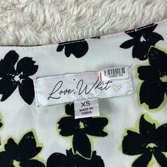 Love Whit Whitney Port floral print midi wrap dress, XS - Picture 7 of 9